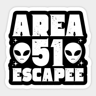 Area 51 Escapee Sticker